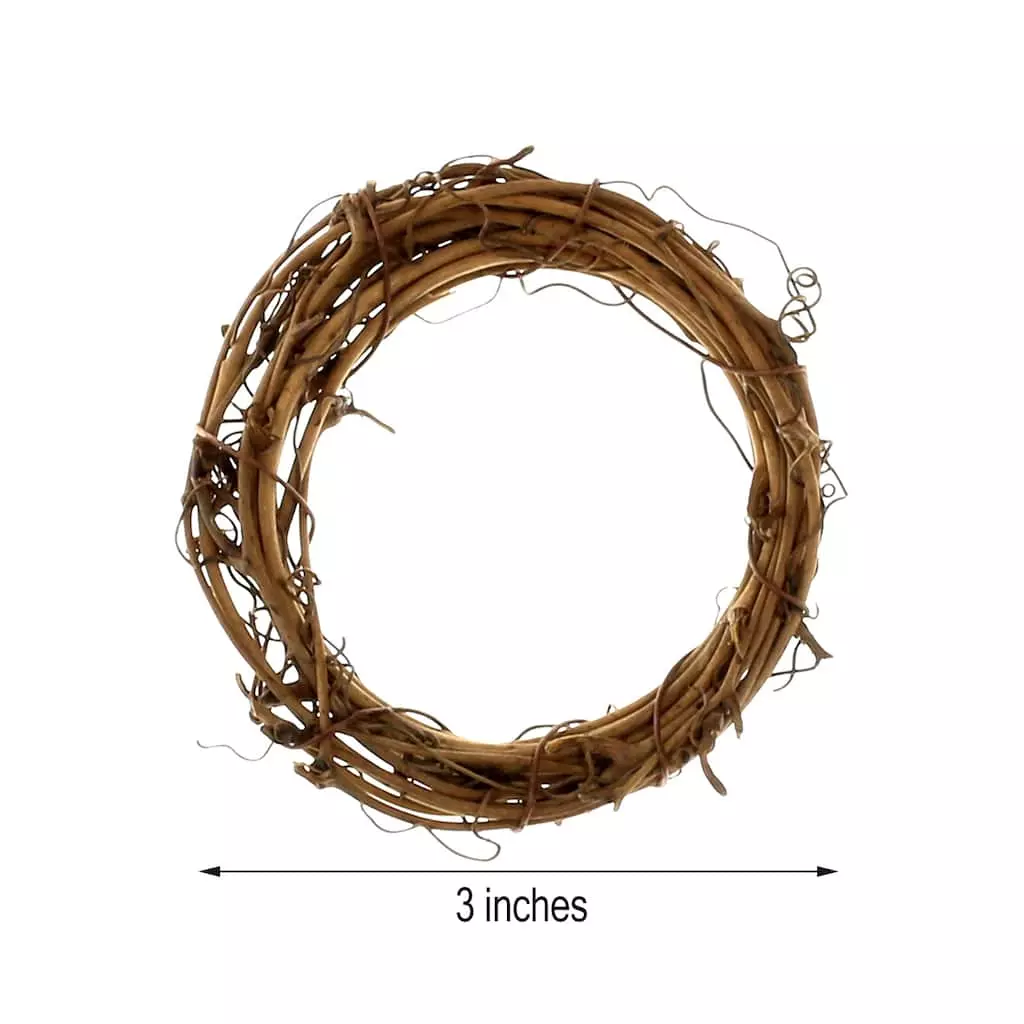 Deals 😉 3" Grapevine Wreath by Ashland® 🥰 5 Deals 😉 3" Grapevine Wreath by Ashland® 🥰 - Image 3