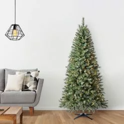 Cheap ⌛ 7ft. Pre-Lit Willow Pine Artificial 👍 Christmas Tree, Clear Lights by Ashland® ❤️ -Ashland Sale Store 10151879 16