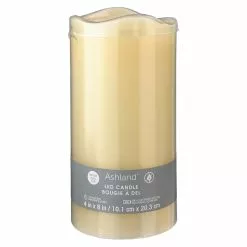 Best deal 🎁 Flameless Real Wax LED Pillar by Ashland®, Vanilla ✔️