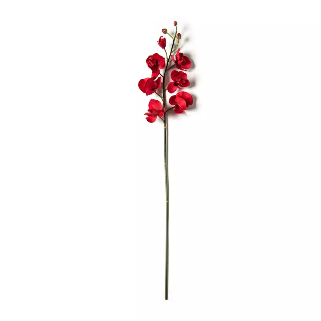 Promo ⭐ Red Tropical Orchid Stem by Ashland® ❤️ 3 Promo ⭐ Red Tropical Orchid Stem by Ashland® ❤️