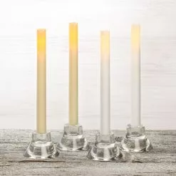 Brand new ✔️ 9" Cream Flameless LED Taper Candles, 2ct. by Ashland® 🧨 -Ashland Sale Store 10287965 3
