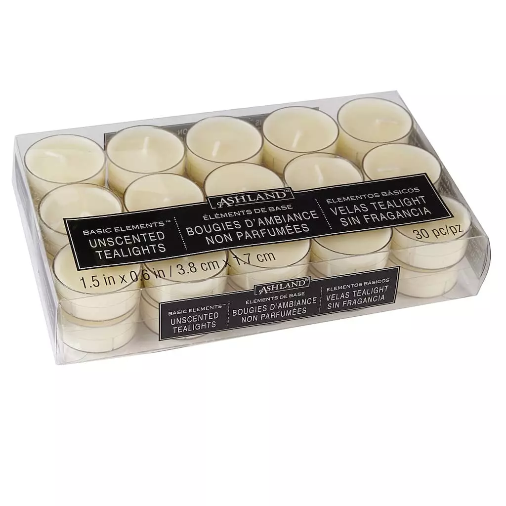 Best reviews of 🔥 12 Packs: 30 ct. (360 total) Basic Elements™ Ivory Tealight Candles by Ashland® 💯 3 Best reviews of 🔥 12 Packs: 30 ct. (360 total) Basic Elements™ Ivory Tealight Candles by Ashland® 💯