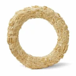 Discount ✔️ Decorative Straw Wreath by Ashland® 🧨