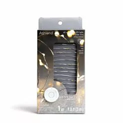 Best Pirce 🧨 12 Pack: 10ft. Warm White Silver Wire LED String Lights by Ashland® 🧨