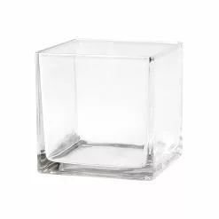Brand new 🎁 6" Square Glass Vase by Ashland® 🎁