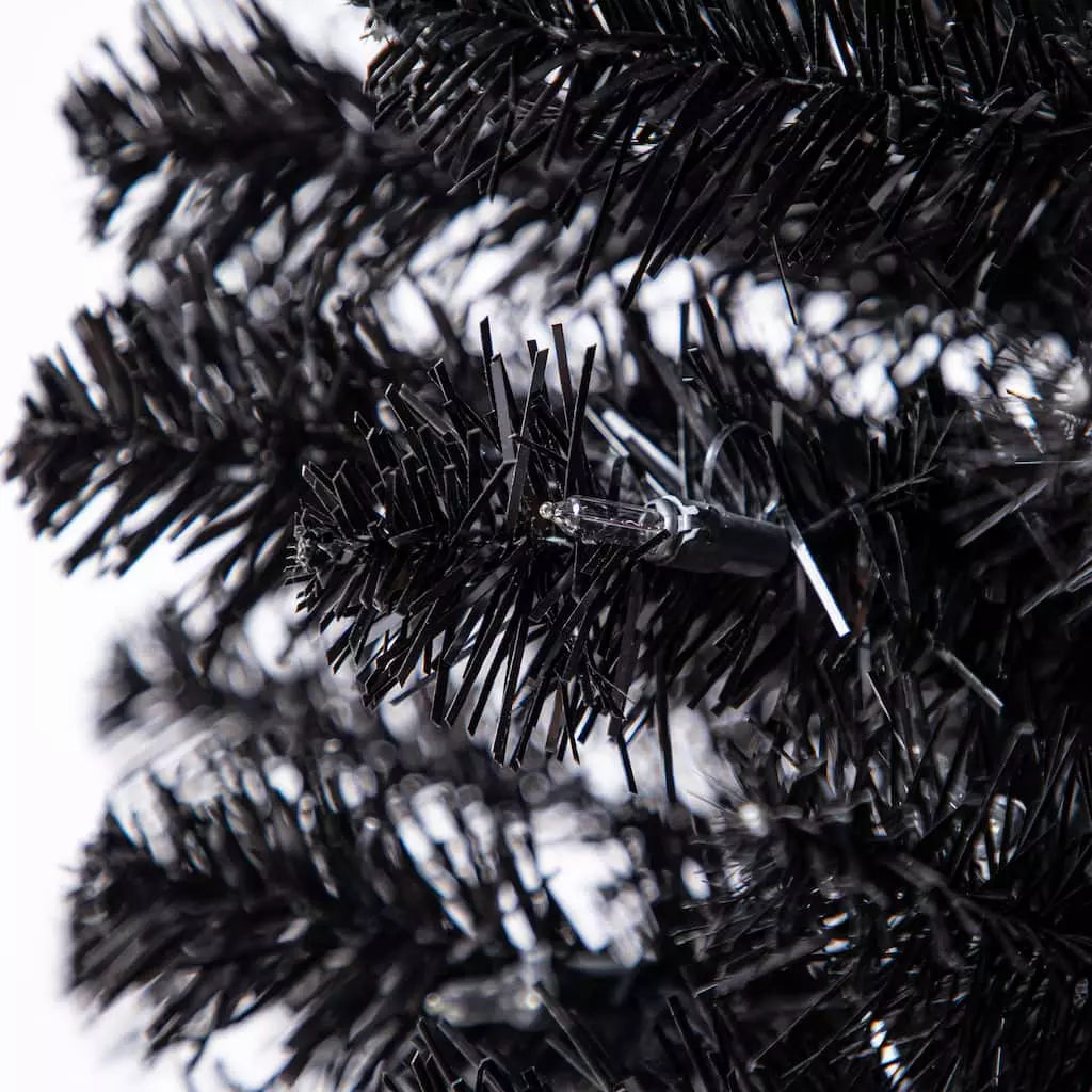 Cheap ✔️ 6ft. Pre-Lit Artificial Black Pencil ✨ Christmas Tree, Clear Lights by Ashland® ❤️ 7 Cheap ✔️ 6ft. Pre-Lit Artificial Black Pencil ✨ Christmas Tree, Clear Lights by Ashland® ❤️ - Image 5