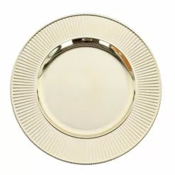 Cheapest 🎉 Electric Gold Ribbed Charger By Ashland® 👏