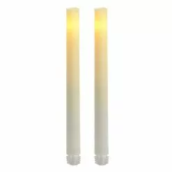 Best reviews of ⌛ 8 Packs: 2 ct. (16 total) 9" White LED Taper Candles with Timer by Ashland® ✨ -Ashland Sale Store 10466491 1