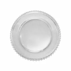 Deals ✔️ Bead-Rimmed Glass Charger By Ashland® 😍