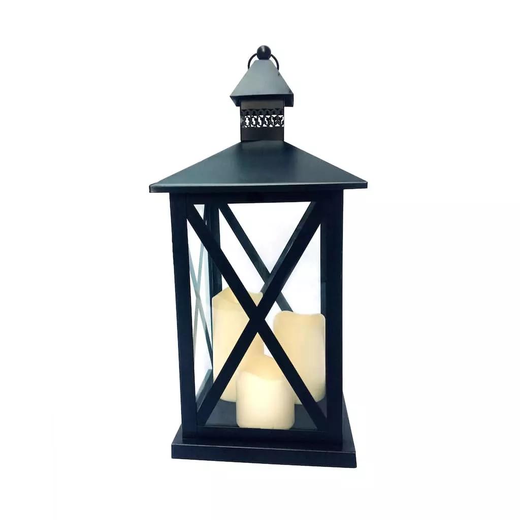 Deals โ๏ธ 19" Lantern with LED Candles by Ashland® ๐ 3 Deals โ๏ธ 19" Lantern with LED Candles by Ashland® ๐