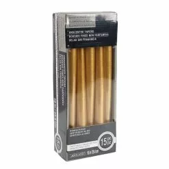 Hot Sale 😉 Basic Elements™ Gold Unscented Tapers By Ashland® ❤️