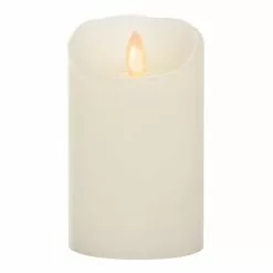 Flash Sale 😍 IFlicker Ivory 3" x 5" LED Pillar Candle by Ashland® ✔️ -Ashland Sale Store 10470063