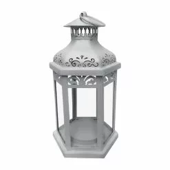 Best reviews of ✨ 6 Pack: 10.5" White Metal Lantern by Ashland® 🥰