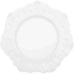 Budget 🎁 13" White Doily Charger By Ashland® ✔️