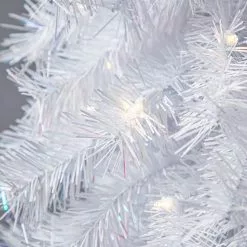 Outlet 🧨 7ft. Pre-Lit White Norway Artificial Pencil Christmas Tree, Clear Lights by Ashland® ⌛ -Ashland Sale Store 10487971 11