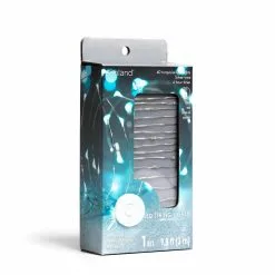 Buy ✔️ 40ct. Turquoise Silver Wire LED String Lights by Ashland® 🤩 -Ashland Sale Store 10501981 5