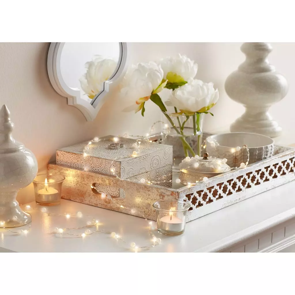 Buy ✔️ 12 Pack: 40ct. Warm White Pearl LED String Lights by Ashland® 🔔 7 Buy ✔️ 12 Pack: 40ct. Warm White Pearl LED String Lights by Ashland® 🔔 - Image 5