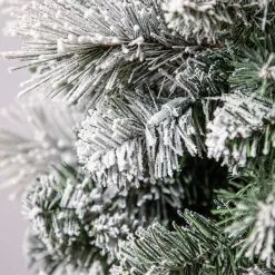 Promo ⌛ 7ft. Pre-Lit Artificial Slim Christmas Tree, Clear Lights by Ashland® 😀 -Ashland Sale Store 10521247 13