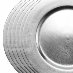 Best deal ✨ 8 Packs: 6 ct. (48 total) 13" Silver Chargers by Ashland® ❤️ -Ashland Sale Store 10524078 4 1