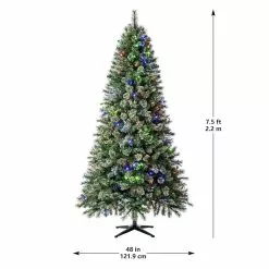 Hot Sale 🔔 7.5ft. Pre-Lit Augusta Pine Artificial ❄ Christmas Tree, Color Changing LED Lights by Ashland® 👏 23 Hot Sale 🔔 7.5ft. Pre-Lit Augusta Pine Artificial ❄ Christmas Tree, Color Changing LED Lights by Ashland® 👏 -Ashland Sale Store 10524538 21