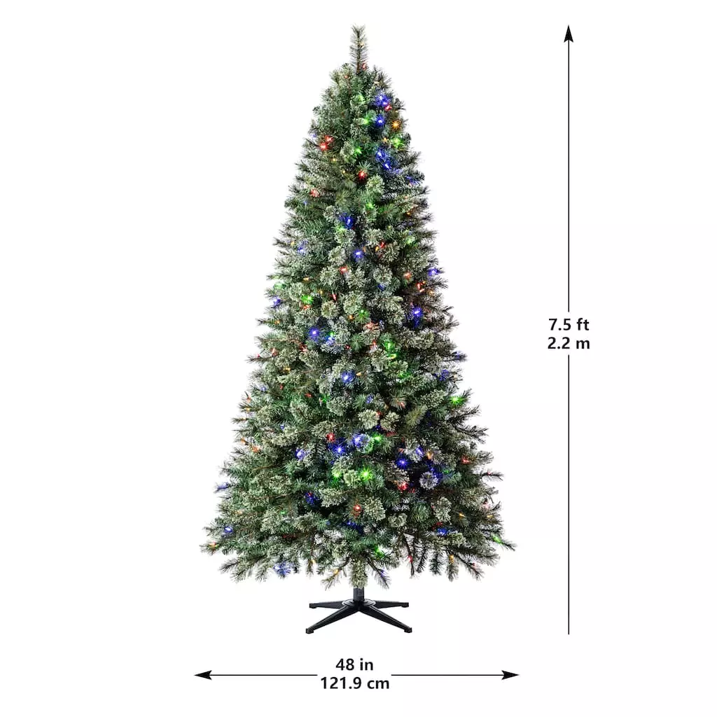 Hot Sale 🔔 7.5ft. Pre-Lit Augusta Pine Artificial ❄ Christmas Tree, Color Changing LED Lights by Ashland® 👏 11 Hot Sale 🔔 7.5ft. Pre-Lit Augusta Pine Artificial ❄ Christmas Tree, Color Changing LED Lights by Ashland® 👏 - Image 9