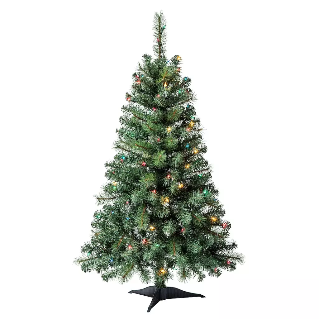 Discount ⭐ 4ft. Pre-Lit Riverside Pine Artificial Christmas Tree, Multicolor Lights by Ashland® 😉 3 Discount ⭐ 4ft. Pre-Lit Riverside Pine Artificial Christmas Tree, Multicolor Lights by Ashland® 😉