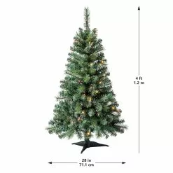 Discount ⭐ 4ft. Pre-Lit Riverside Pine Artificial Christmas Tree, Multicolor Lights by Ashland® 😉 15 Discount ⭐ 4ft. Pre-Lit Riverside Pine Artificial Christmas Tree, Multicolor Lights by Ashland® 😉 -Ashland Sale Store 10555163 14