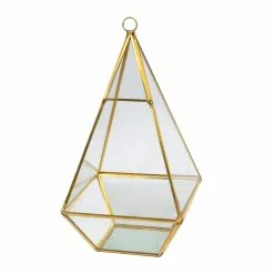 Deals ✨ Gold Triangle Glass Terrarium By Ashland™ 👍