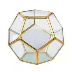 Wholesale 😍 Gold Octagon Glass Terrarium By Ashland™ 🎁