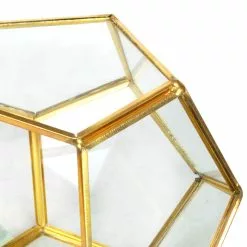 Wholesale 😍 Gold Octagon Glass Terrarium By Ashland™ 🎁 -Ashland Sale Store 10555877 1