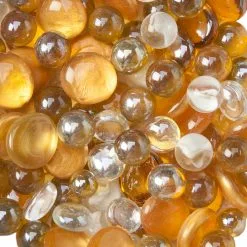 Wholesale ⭐ 12 Pack: Golden Glass Gems & Marbles By Ashland™ 🔥 -Ashland Sale Store 10556560 2 1