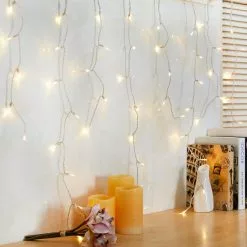 Cheap 👏 12 Pack: Warm White Curtain LED String Lights by Ashland™ ⌛ -Ashland Sale Store 10558087 1 1