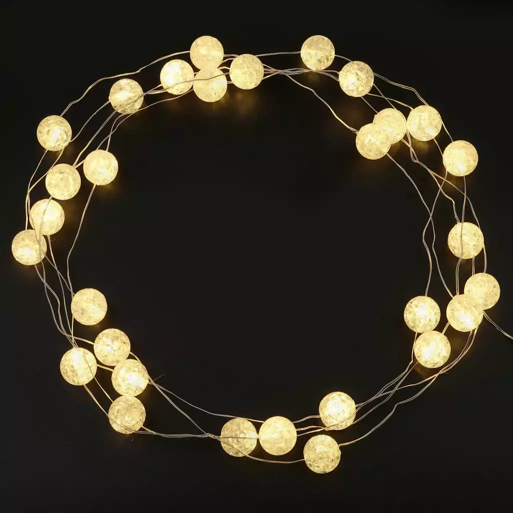 Cheap ✔️ 30ct. Crackle Ball LED String Lights by Ashland™ 🌟 3 Cheap ✔️ 30ct. Crackle Ball LED String Lights by Ashland™ 🌟