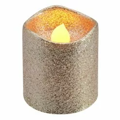 Flash Sale ⌛ Champagne Glitter LED Votive Candles By Ashland® 12ct. ✔️