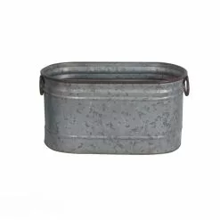 Cheap 😉 Small Dark Galvanized Metal Oblong Planter By Ashland® ⌛ -Ashland Sale Store 10573718 2
