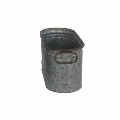 Cheap 😉 Small Dark Galvanized Metal Oblong Planter By Ashland® ⌛ -Ashland Sale Store 10573718 3