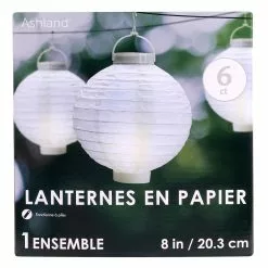 Best Sale ❤️ 8" White Paper Lantern By Ashland™ ❤️