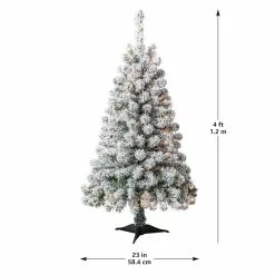 Best reviews of ✔️ 4ft. Pre-Lit Cypress Artificial 🎉 Christmas Tree, Clear Lights by Ashland® 🌟 -Ashland Sale Store 10599014 13