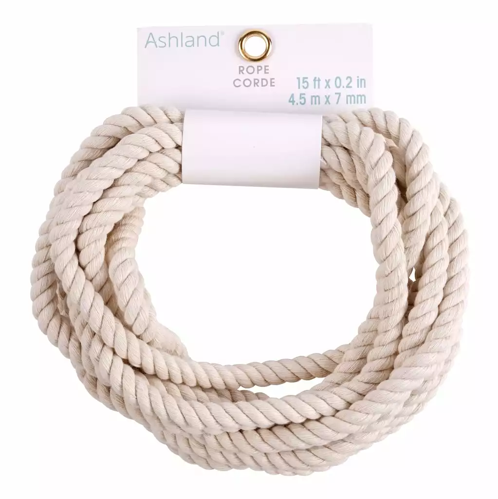 Flash Sale 👏 15ft. Ivory Rope by Ashland® ⭐ 3 Flash Sale 👏 15ft. Ivory Rope by Ashland® ⭐