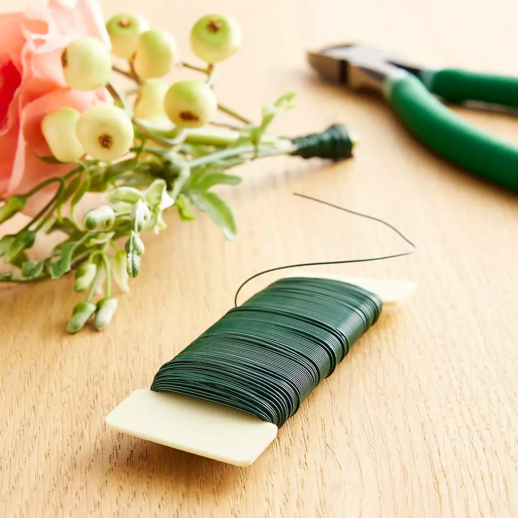 Budget 😀 22 Gauge Green Aluminum Florist Wire by Ashland® ✨ 4 Budget 😀 22 Gauge Green Aluminum Florist Wire by Ashland® ✨ - Image 2