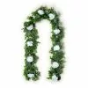 Best deal ❤️ 6ft. White Rose Foliage Garland by Ashland® ✨ -Ashland Sale Store 10627257 21