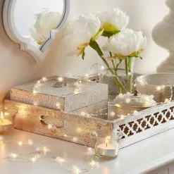 Best reviews of 🔥 40ct. Warm White Silver Pearl LED String Lights by Ashland® 🤩 -Ashland Sale Store 10632036 3