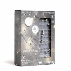Best reviews of 🔥 40ct. Warm White Silver Pearl LED String Lights by Ashland® 🤩 -Ashland Sale Store 10632036 7