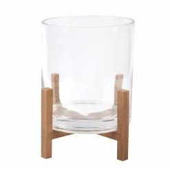 Best Sale ๐ 8 Pack: 6.5" Glass Candle Holder with Wood Base by Ashland® โจ