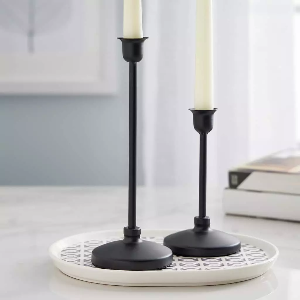 Best Sale 👍 Black Metal Taper Candle Holder by Ashland® ⌛ 4 Best Sale 👍 Black Metal Taper Candle Holder by Ashland® ⌛ - Image 2