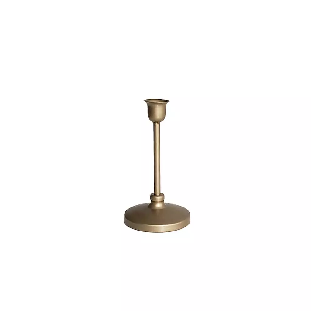 Flash Sale ✨ Gold Metal Taper Candle Holder by Ashland® 🛒 3 Flash Sale ✨ Gold Metal Taper Candle Holder by Ashland® 🛒