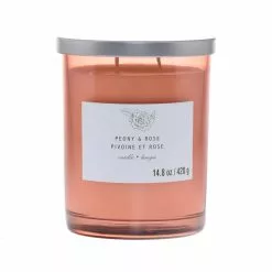 Outlet ⭐ Peony & Rose 2-Wick Jar Candle by Ashland® 🔥