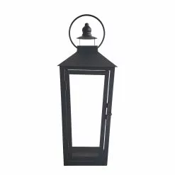 Best Sale 💯 15.7" Black Metal Lantern by Ashland® ⌛