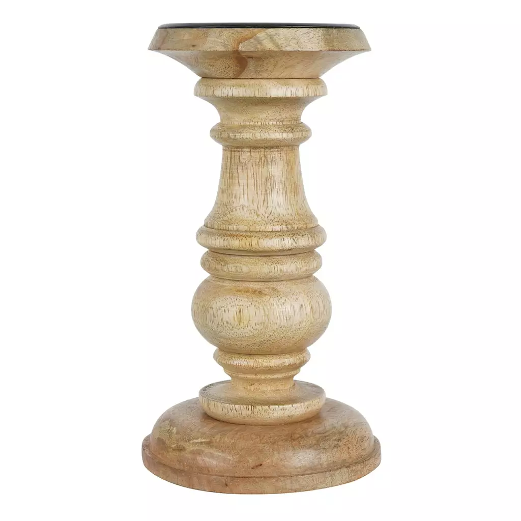 Wholesale ✔️ Wood Carved Pillar Candle Holder by Ashland® 💯 3 Wholesale ✔️ Wood Carved Pillar Candle Holder by Ashland® 💯