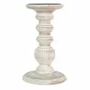 Deals 🔔 Whitewashed Wood Carved Pillar Candle Holder by Ashland® 🤩 -Ashland Sale Store 10639303 1